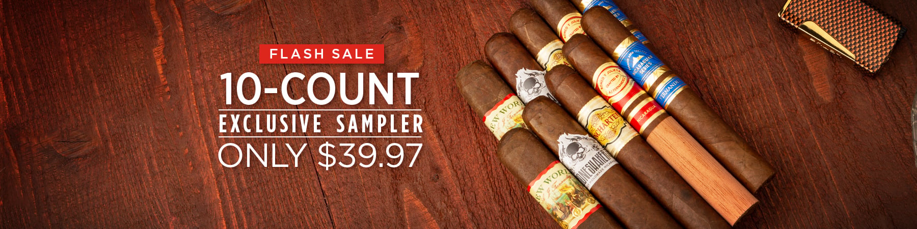 10-Count Exclusive Sampler Only $39.97