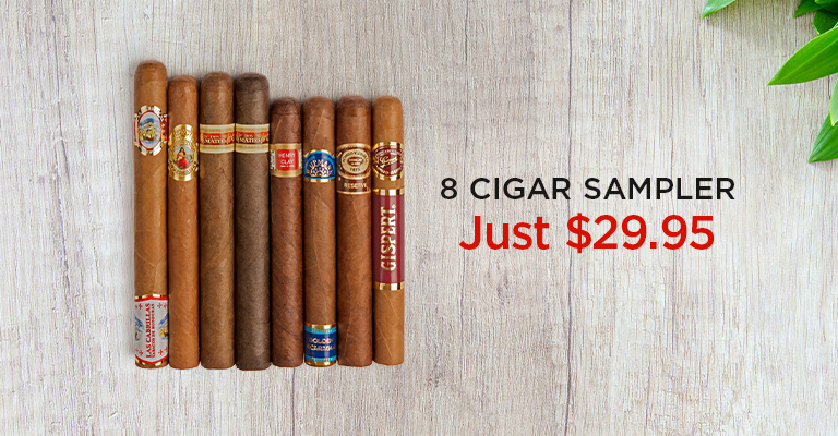 8 Cigar Sampler Just $29.95