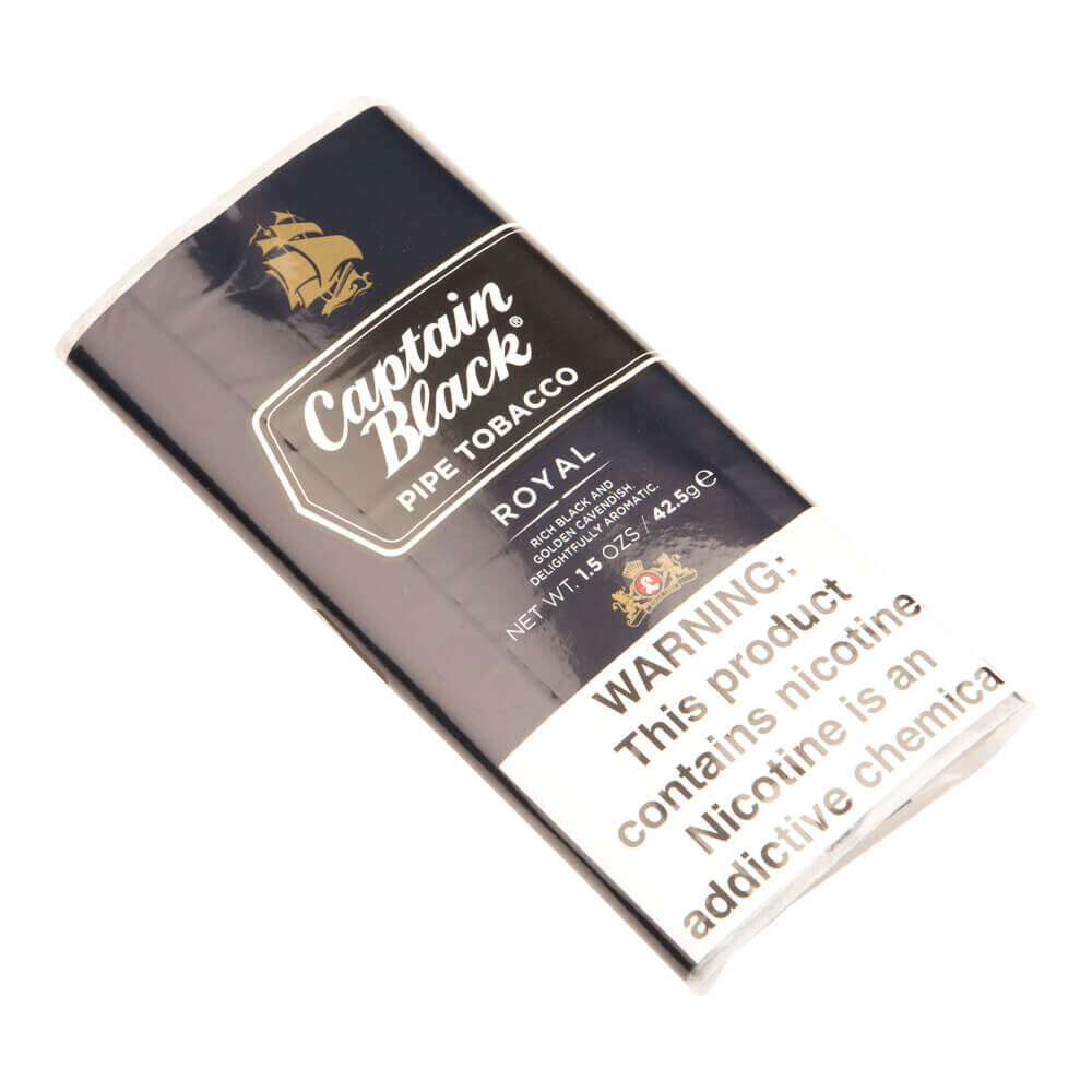 Captain Black Royal Pipe Tobacco 5 Pockets of 1.5 oz. – Tobacco Stock