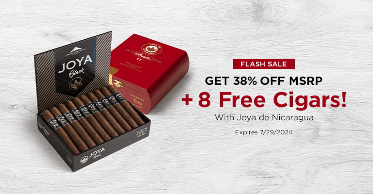 38% Off MSRP + 8 Free Cigars