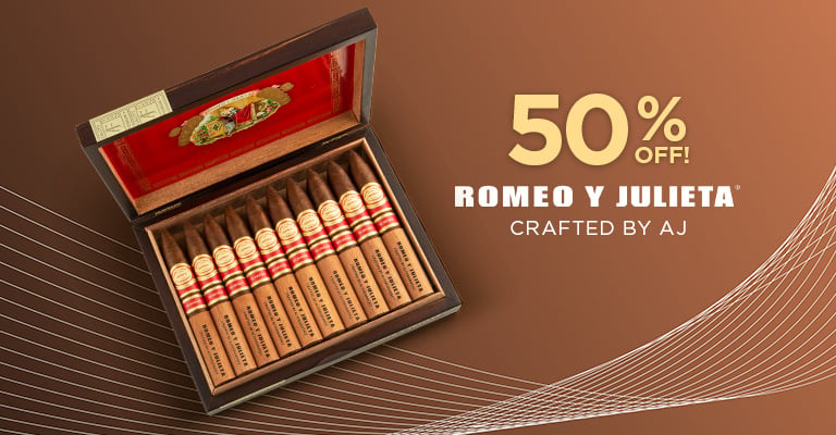 50% off Romeo y Julieta Crafted by AJF!